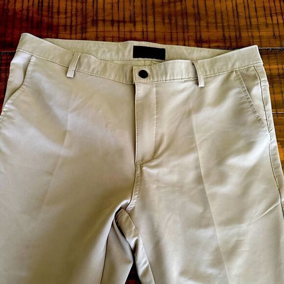 Nomad tech chino stretch activewear pants 34/32 taupe tan - Picture 3 of 5